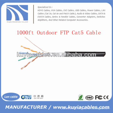 1000FT / 305m FTP Beerdigung Katze 5 Kabel